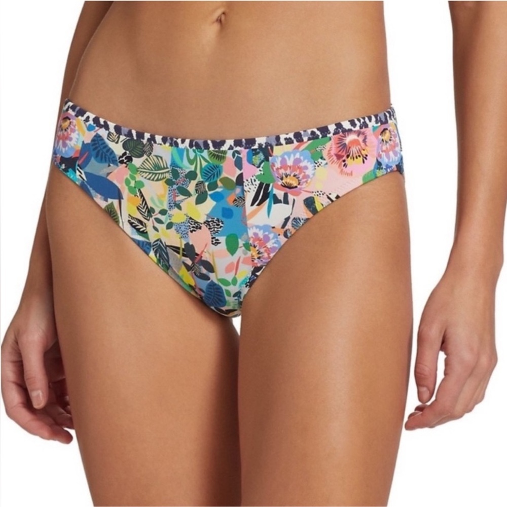 Johnny Was NWT Colorful Floral Bikini Bottom